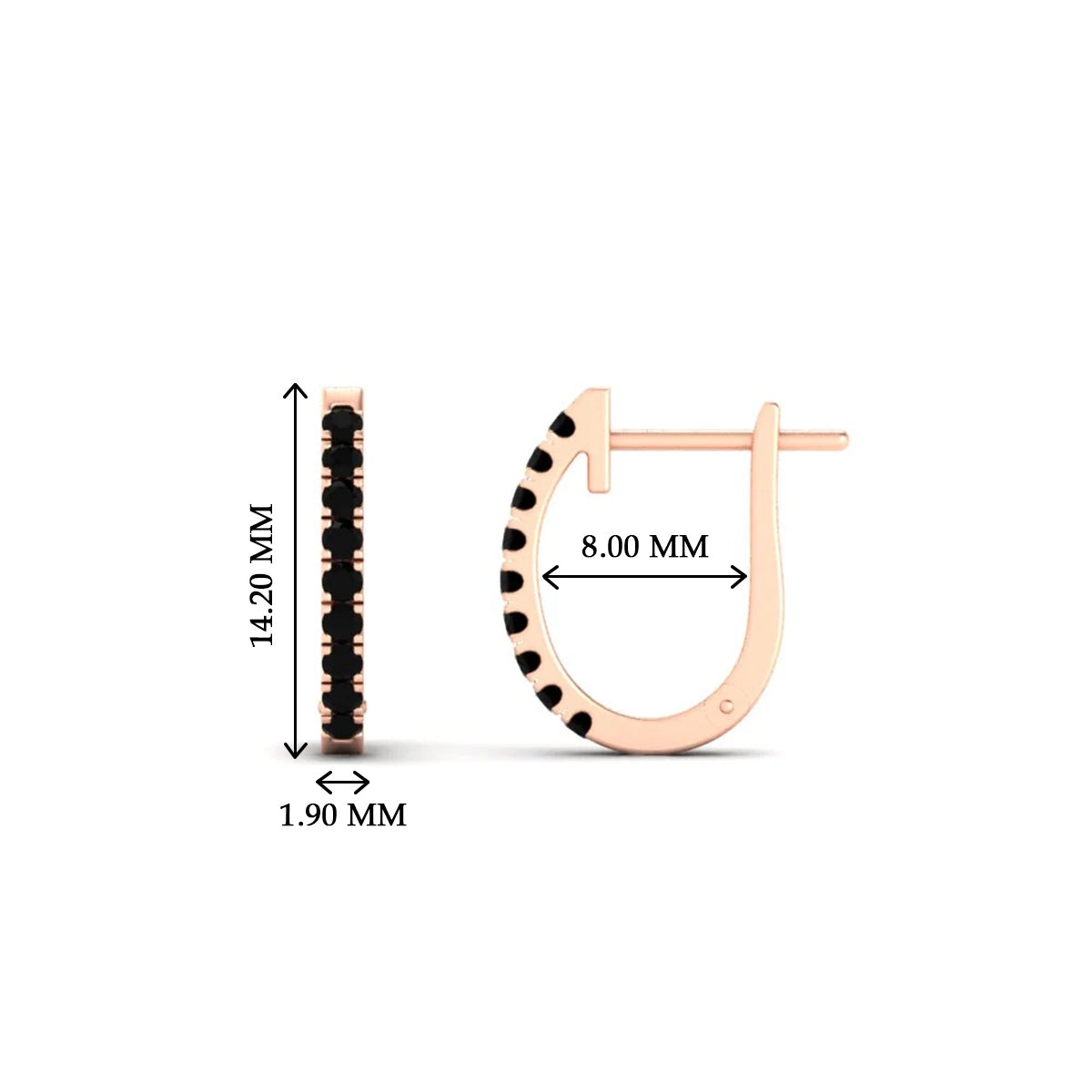 Fine Huggie Hoops