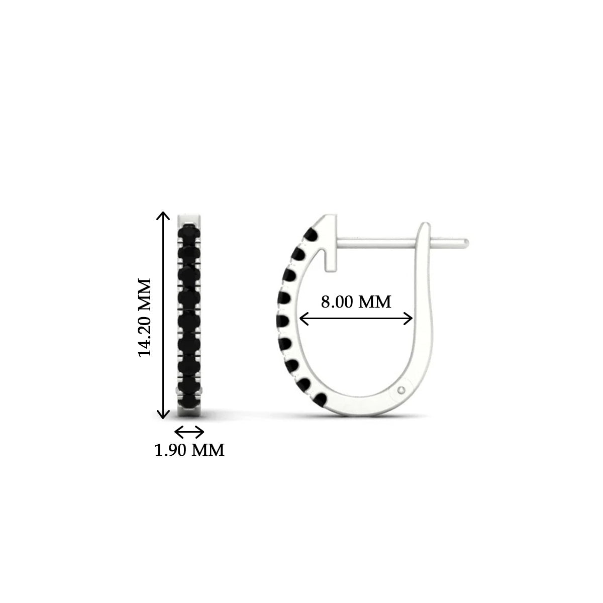 Fine Huggie Hoops