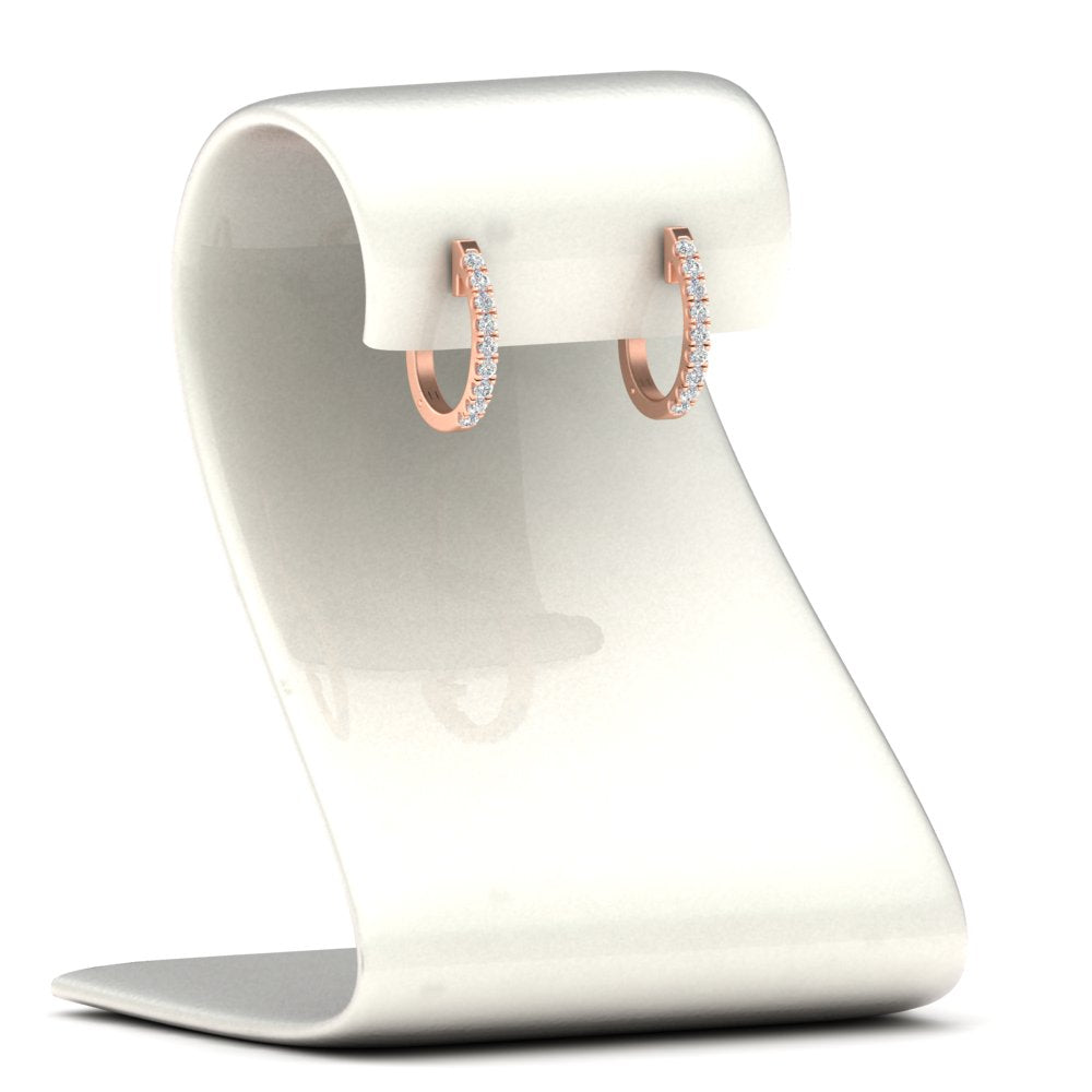 Fine Huggie Hoops