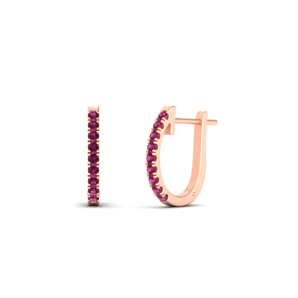 Fine Huggie Hoops