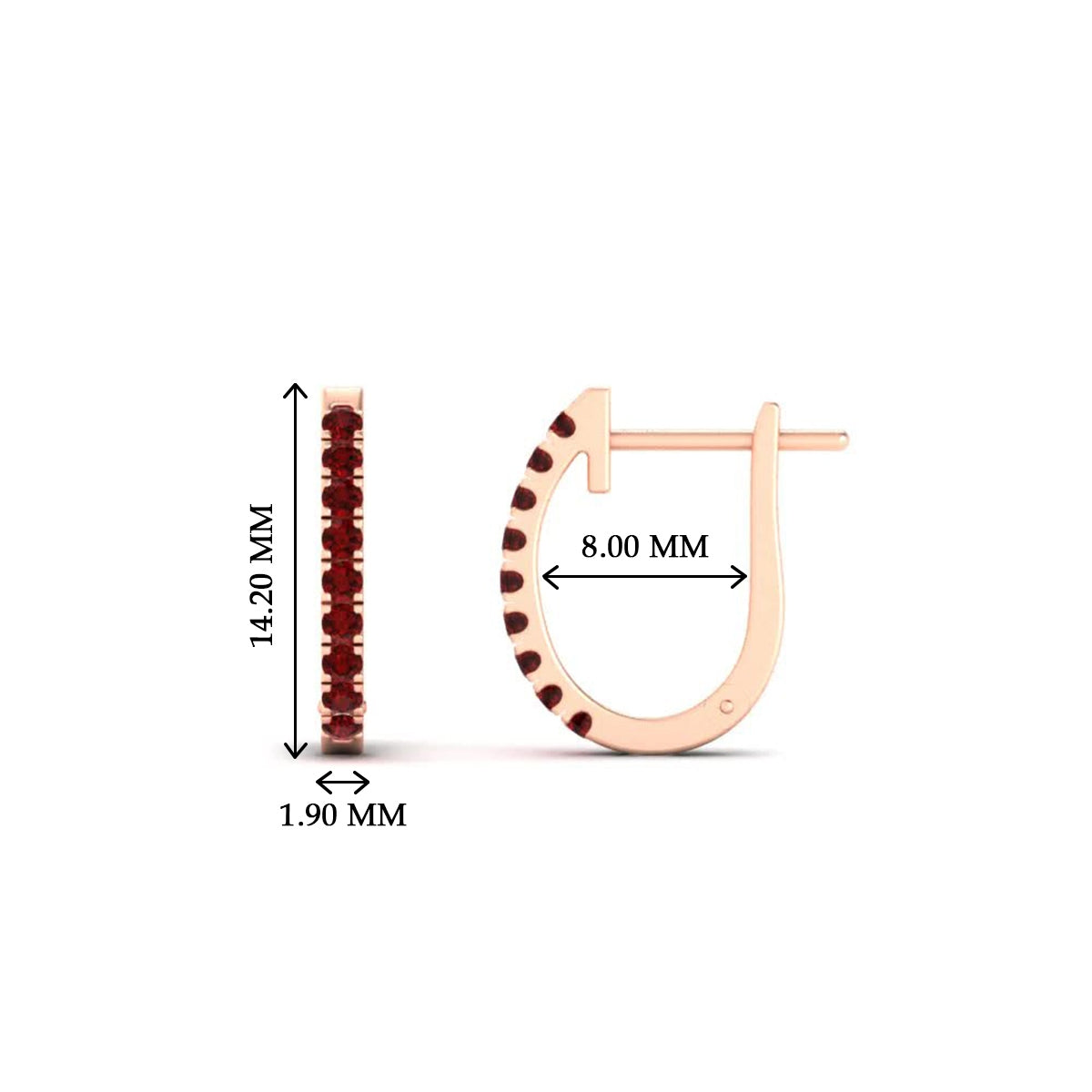 Fine Huggie Hoops