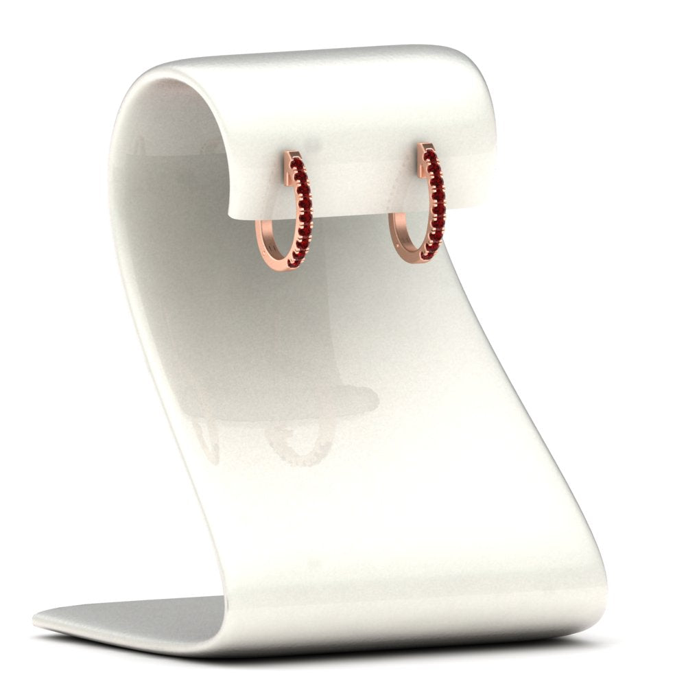 Fine Huggie Hoops