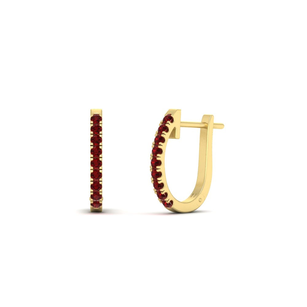 Fine Huggie Hoops