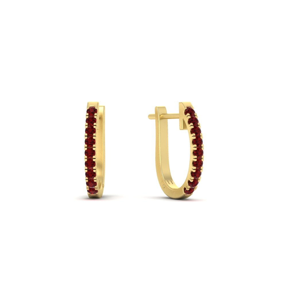 Fine Huggie Hoops