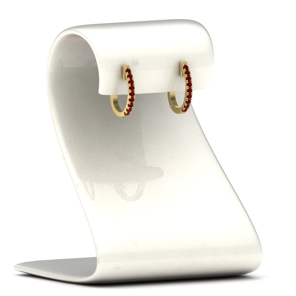 Fine Huggie Hoops