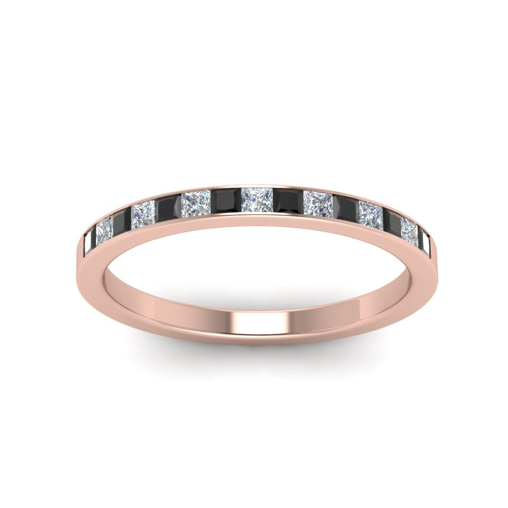 0.25 Ct. Princess Channel Wedding Band