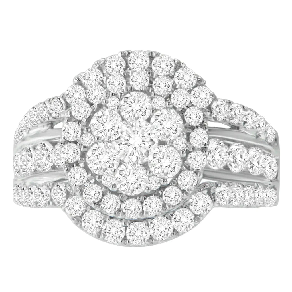 14k White Gold 2ct TDW Diamond Engagement Ring (H-I,SI2-I1)