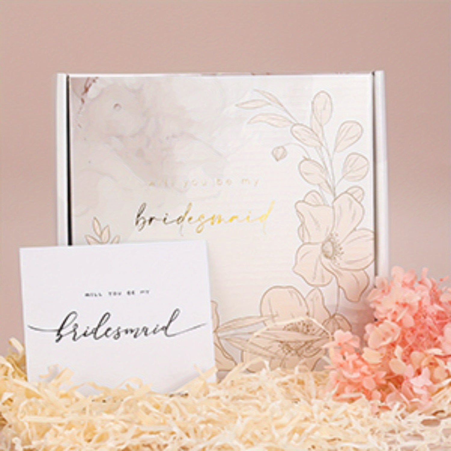 Will You Be My Bridesmaid Gift Box - Includes 6oz Wine Tumbler, Scented Candle, Spa Headband & Bear Towel - Perfect for Bridal Shower, Engagement & Wedding Party Gifts from Bride to Bridesmaids