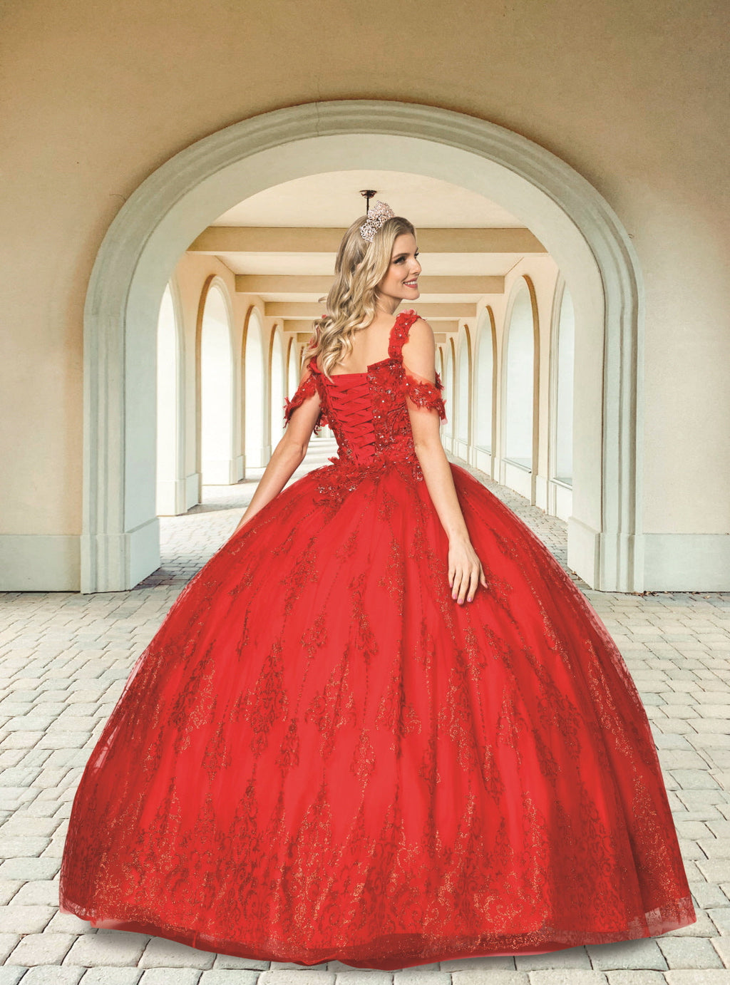 (LIVE 2) Elegant Quinceanera Dress with Tulle & Embroidery for Special Occasions - Beautiful & Versatile Design