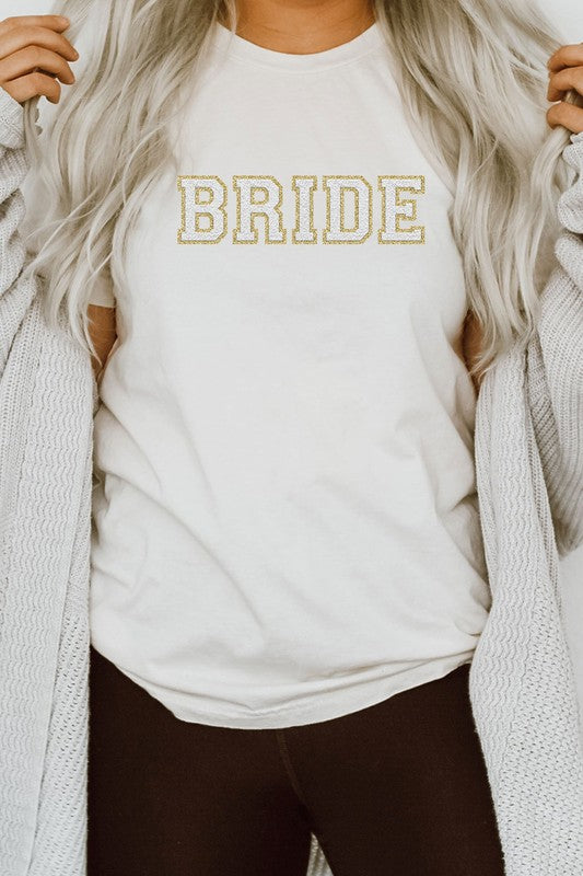 Bride Faux Chenille Graphic Tee T-Shirt