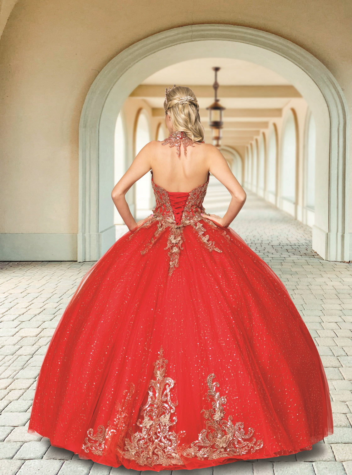 Beautiful Quinceanera Dress with Tulle and Embroidery - Elegant Red Ball Gown for Special Occasions