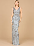 Cowl Back Classy Beaded Dress