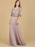 Chiffon A-line Long Gown