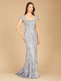 Fitted Lace Mermaid Gown