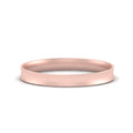 4 mm Comfort Fit Concave Mens Band