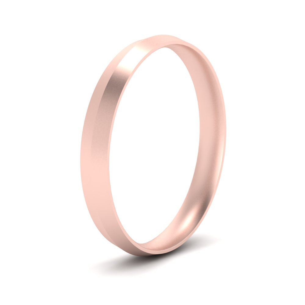 4 mm Comfort Fit Knife Edge Mens Band