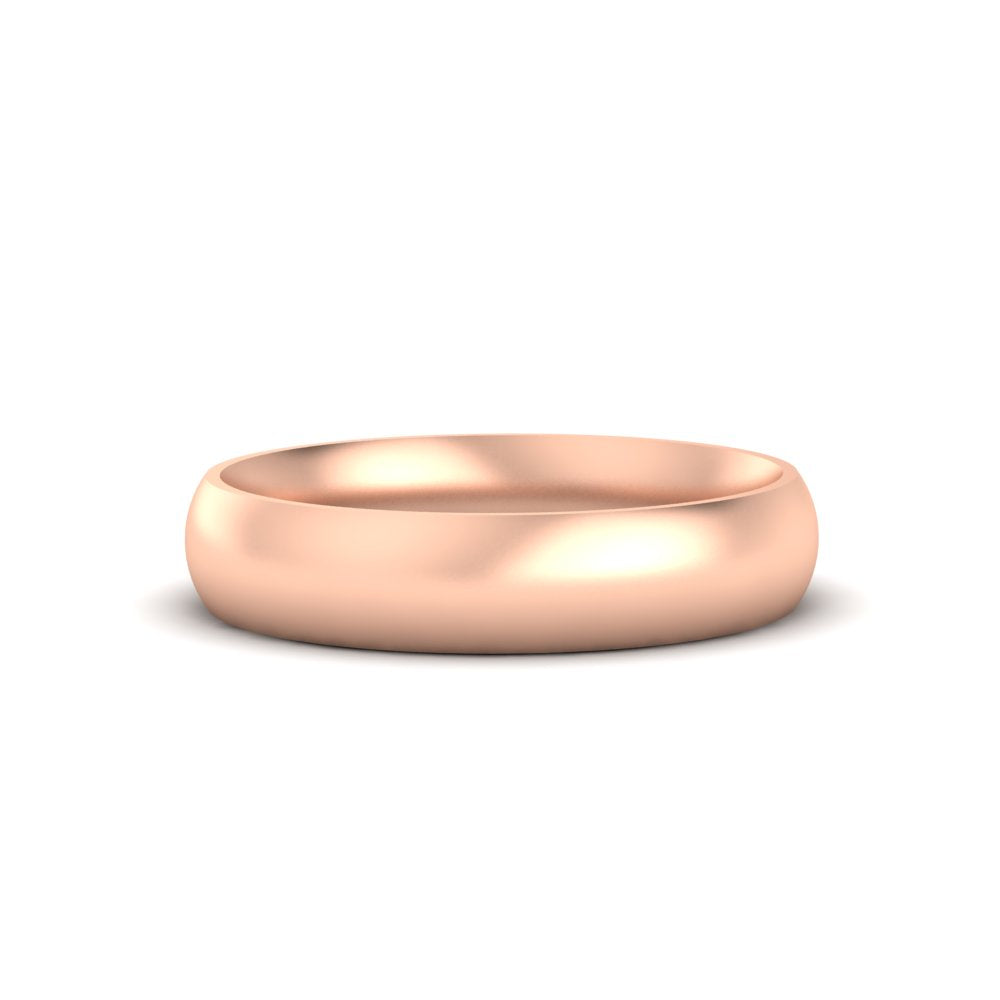 Minimalist 4mm Mens Wedding Band