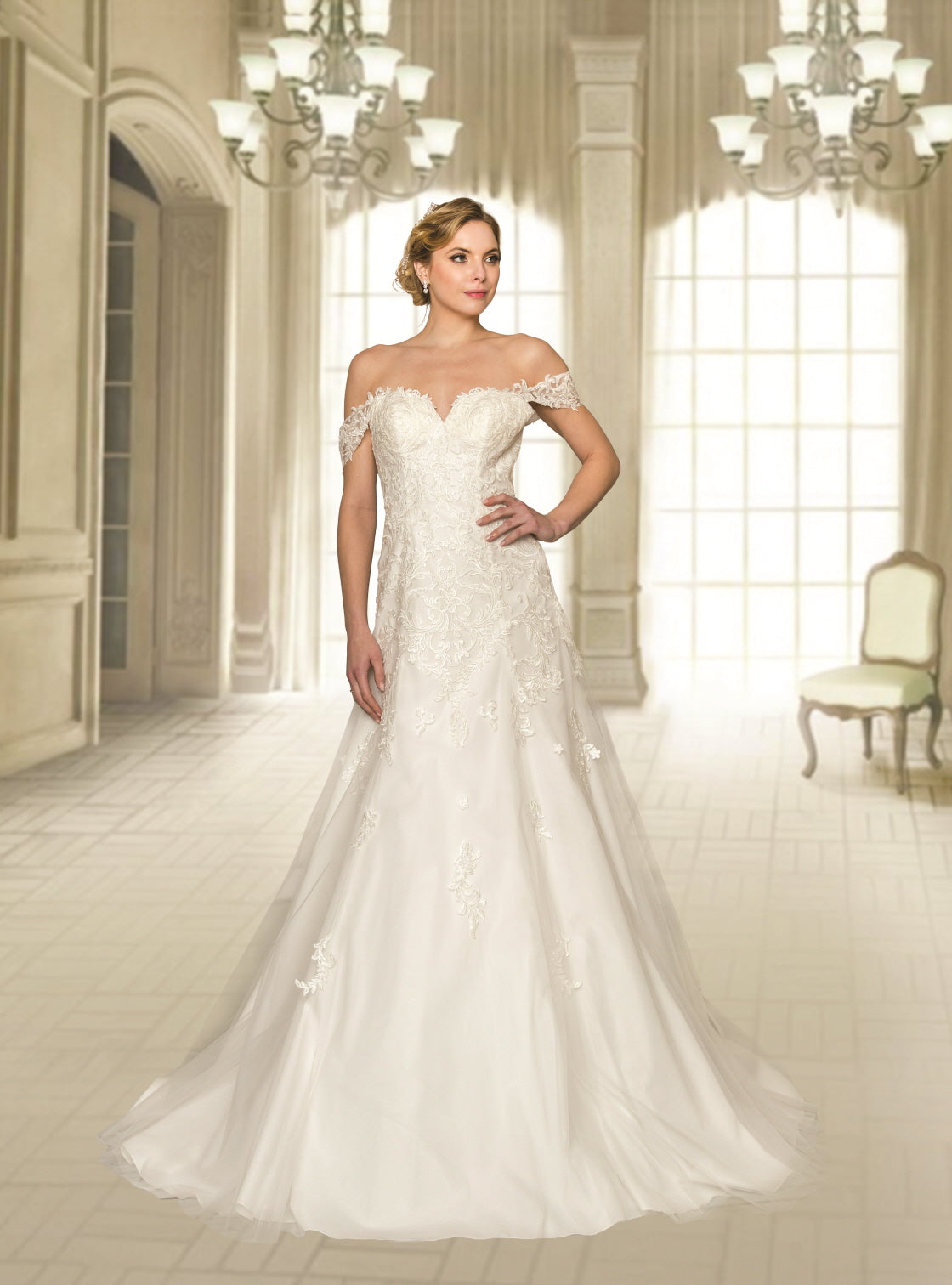 (LIVE 63) OFFWhite Wedding Dress Formal Party Dress for Special Occasions - Elegant Women's Wear - Womenswear