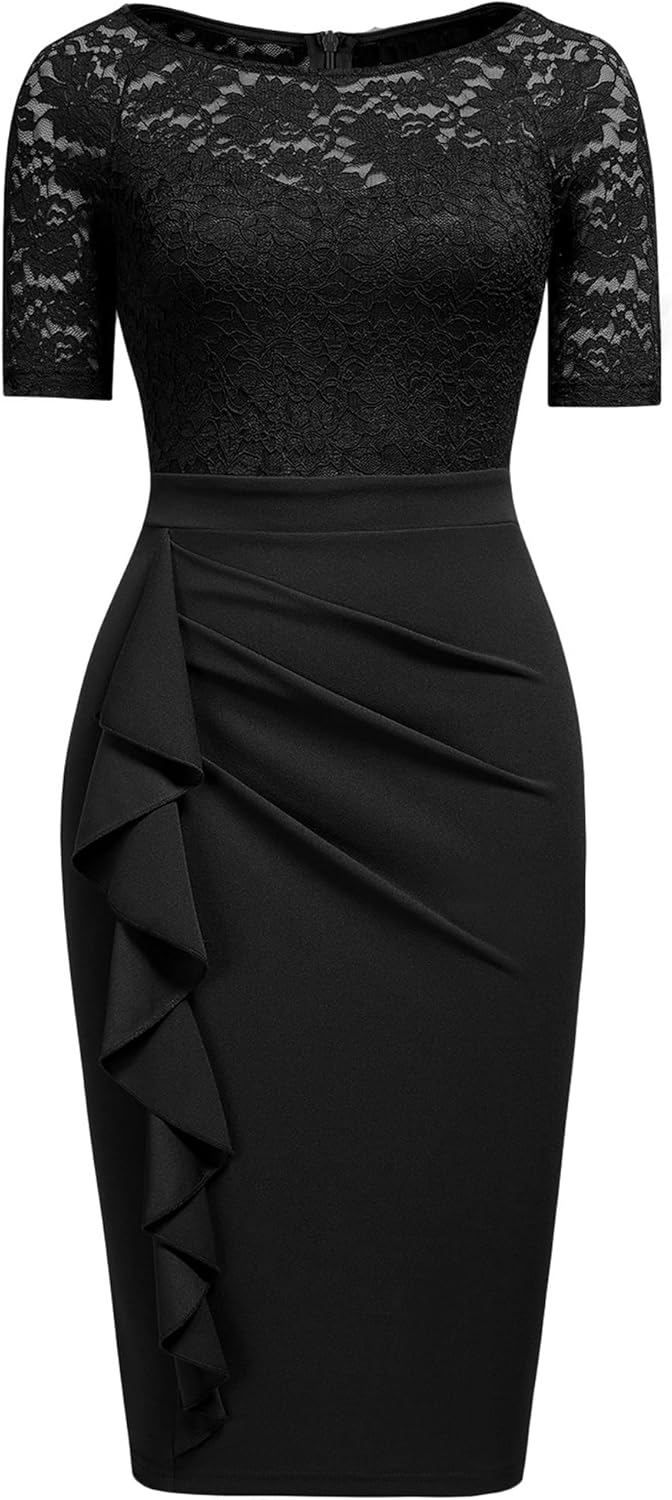 Womens Cocktail Dresses for Wedding Guest Evening Party Church Dress