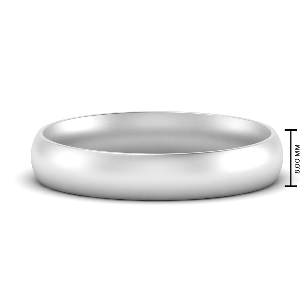 Comfort Fit Mens Wedding Band