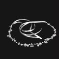 Bride Wedding Hair Accessories Simple Pearl Soft Chain Headband