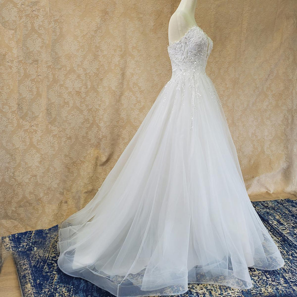 (LIVE 45) OFFWhite Wedding Dress Formal Party Dress for Special Occasions - Elegant Women's Wear, Perfect for Special Occasions - Womenswear