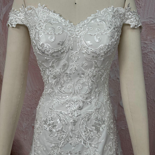 (LIVE 7) White Wedding Dress Formal Party Dress for Special Occasions - Comfortable Womenswear