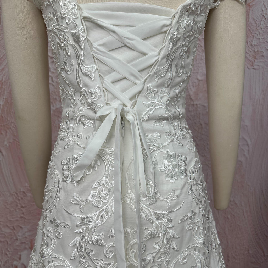 (LIVE 7) White Wedding Dress Formal Party Dress for Special Occasions - Comfortable Womenswear