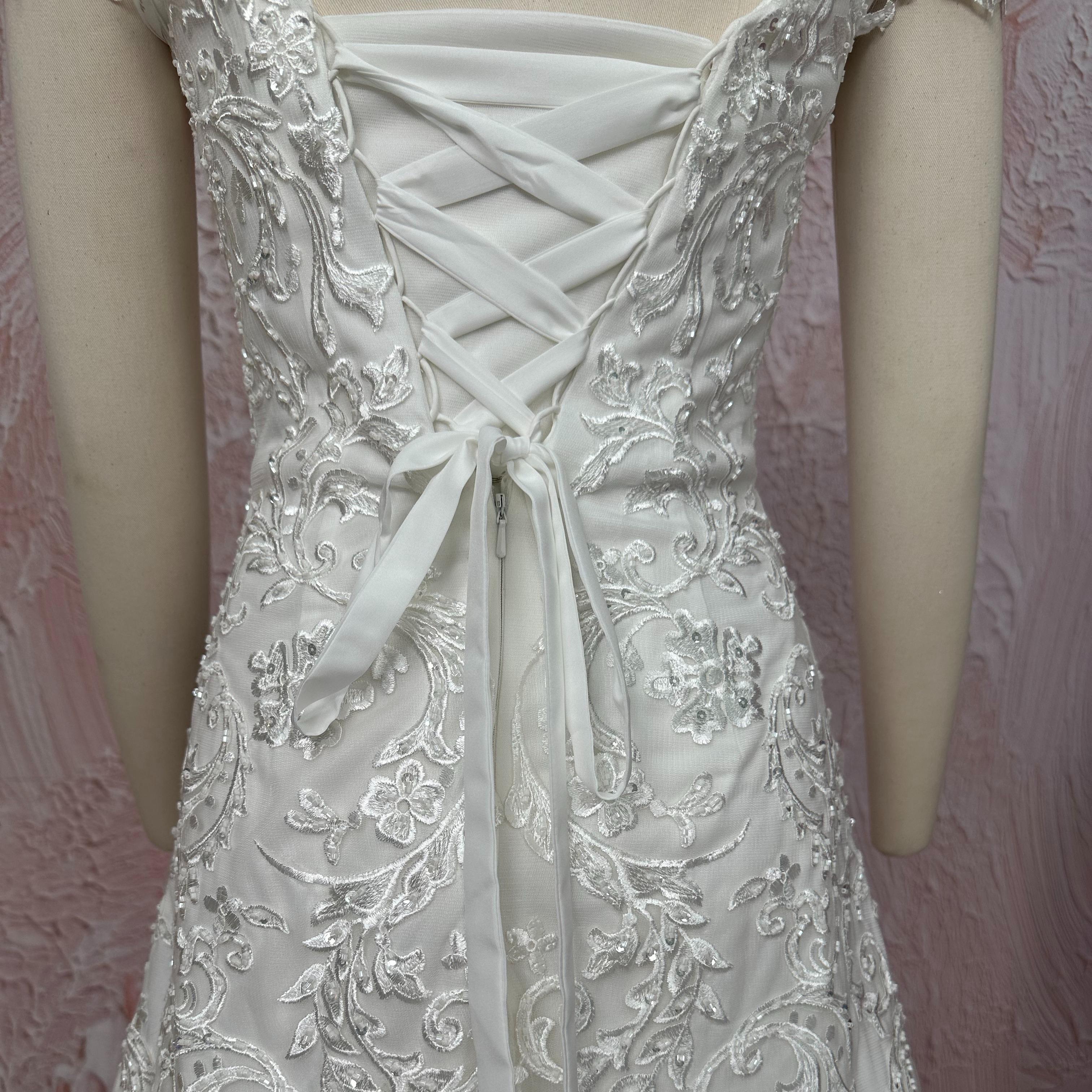 (LIVE 7) White Wedding Dress Formal Party Dress for Special Occasions - Comfortable Womenswear