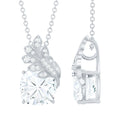 Nature Inspired Moissanite Designer Necklace for Wedding