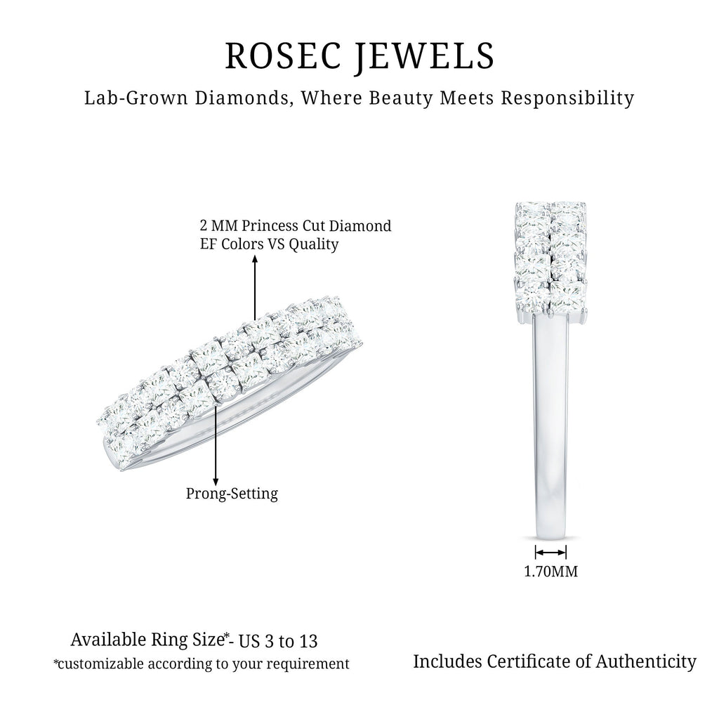 Lab Grown Diamond Wedding Anniversary Ring With Certificate