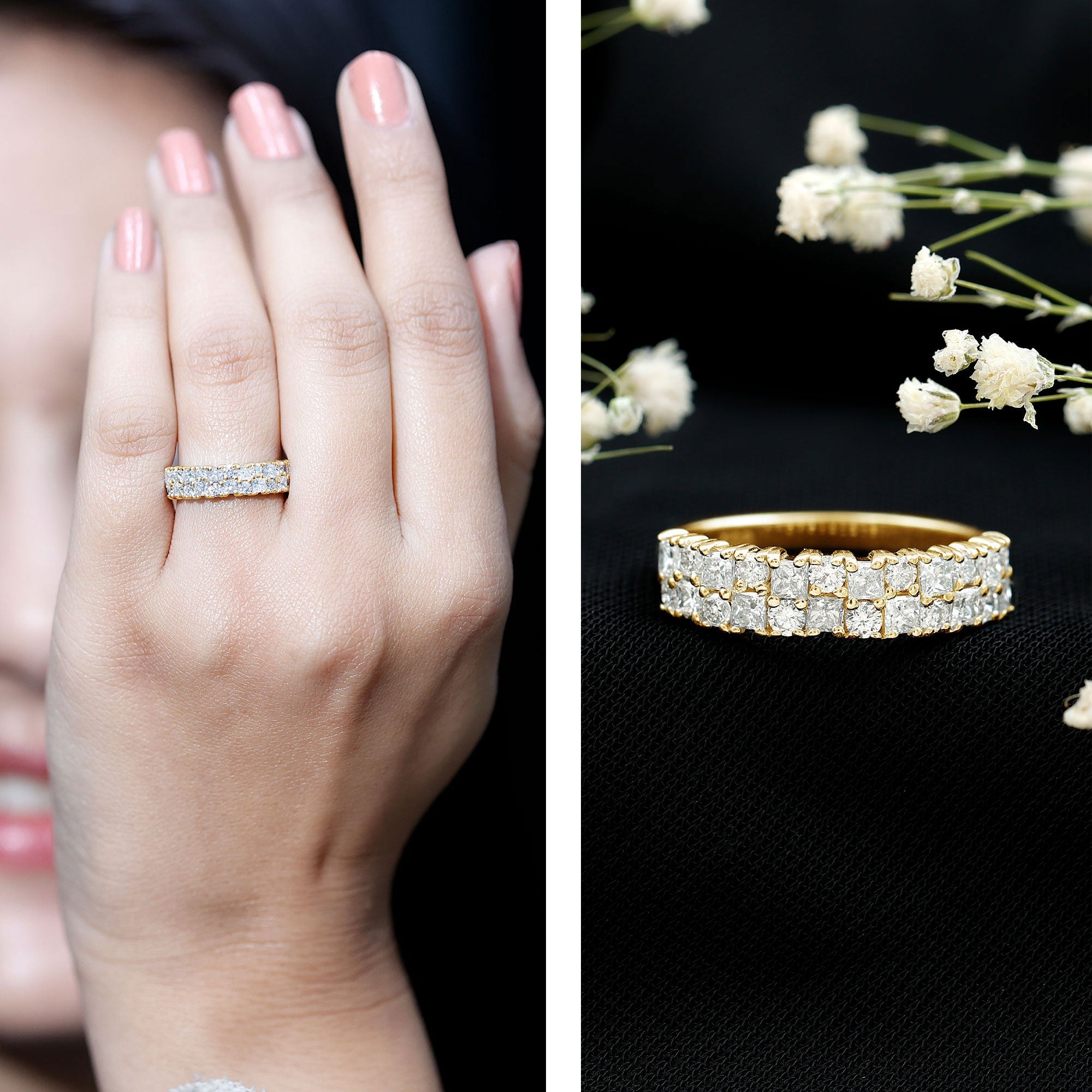 Lab Grown Diamond Wedding Anniversary Ring With Certificate