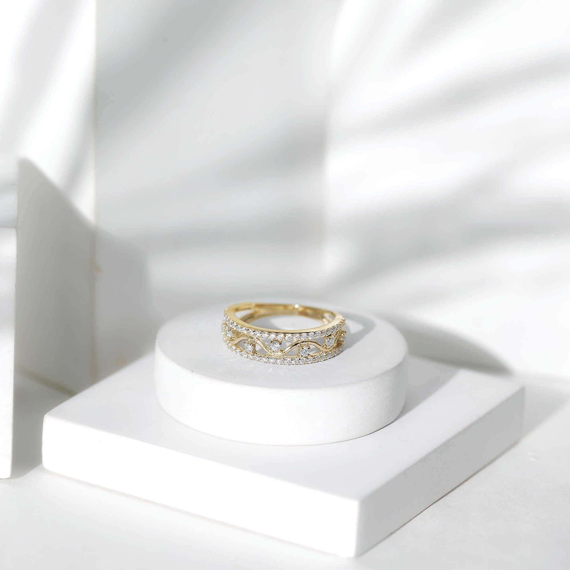 Womens Lab Created Diamond Wedding Band With Certificate