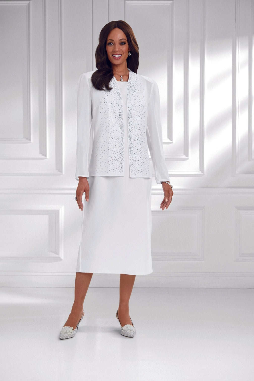 Lines of Shine Jacket Dress by EY Boutique