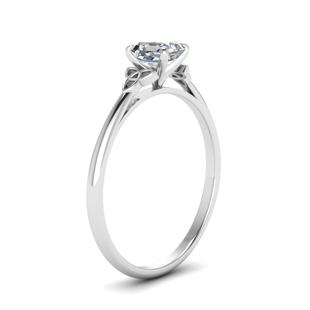 Celtic Solitaire Engagement Ring