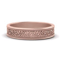 Celtic Mens Gold Band Rings