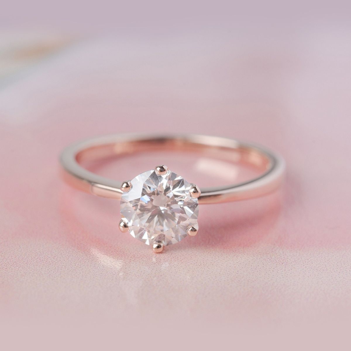 Classic Six Prong Solitaire Ring