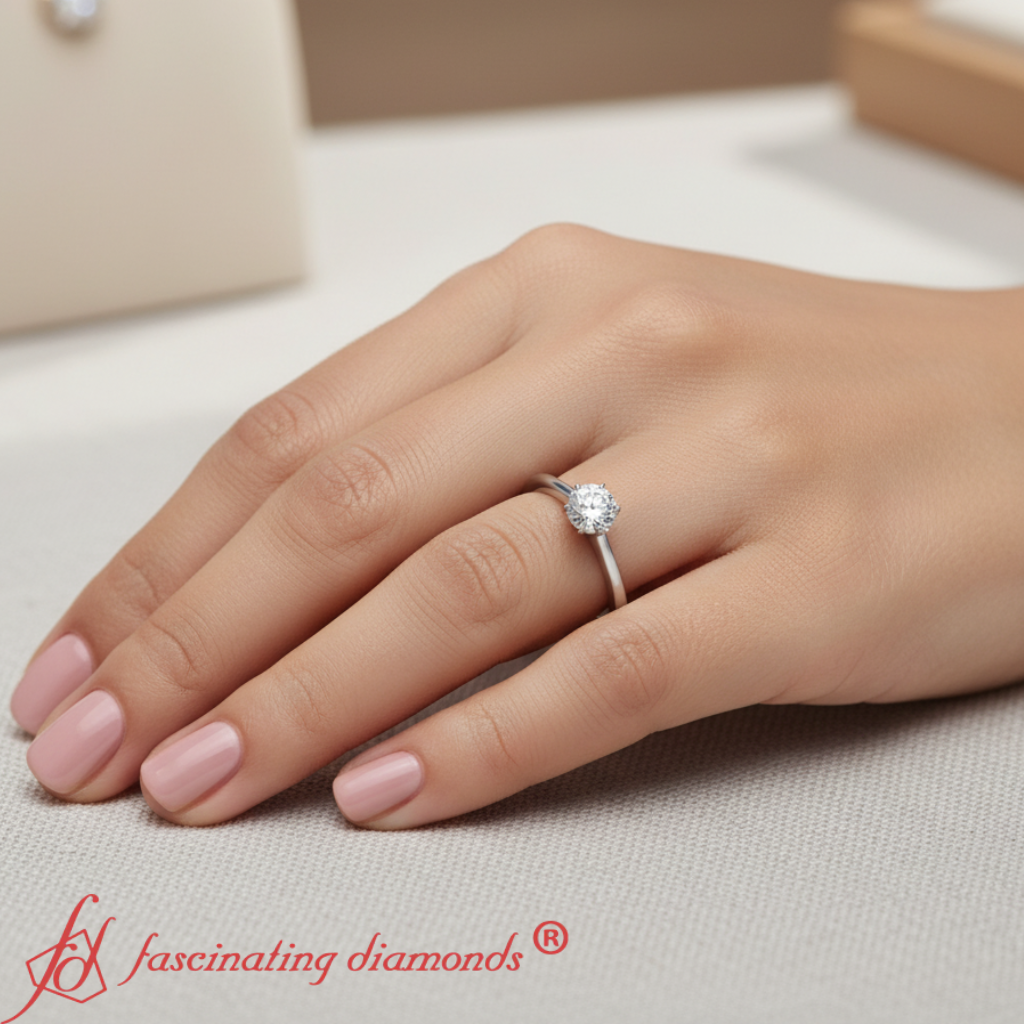 Classic Six Prong Solitaire Ring
