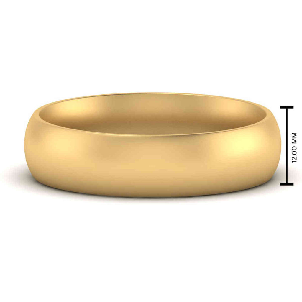 Comfort Fit Mens Wedding Band