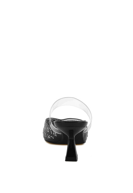 Holin Pointed Toe Kitten Heels