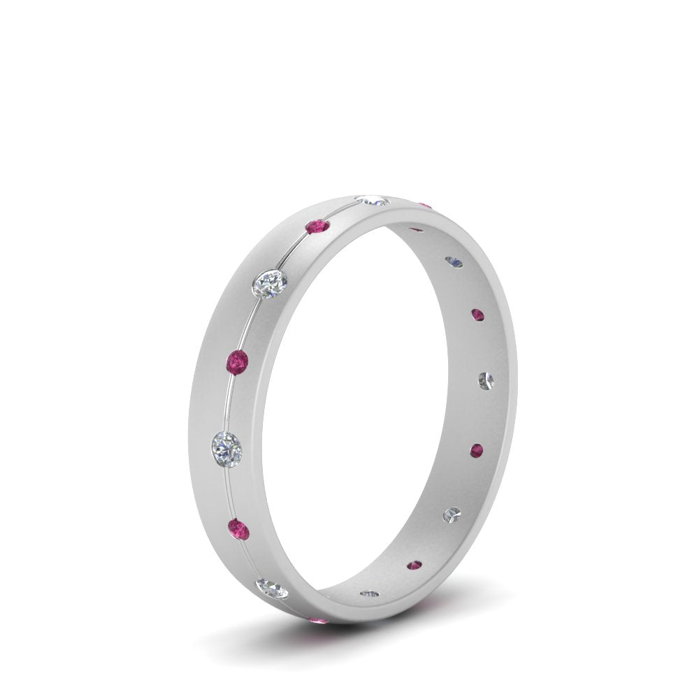 Flush Set Diamond Wedding Band