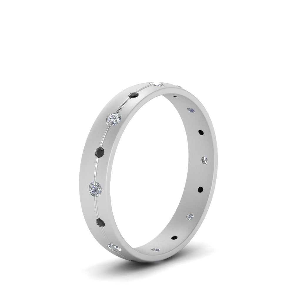 Flush Set Diamond Wedding Band