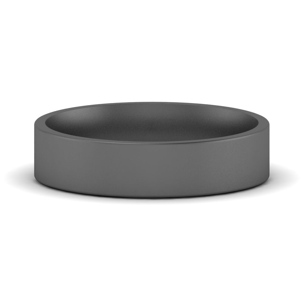 Light Weight Flat 4 mm Mens Wedding Band