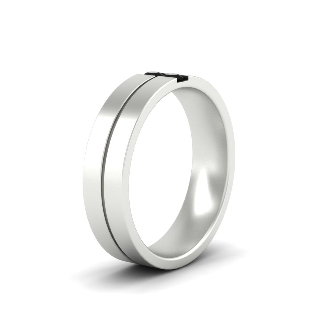 Mens 2 Stone Band