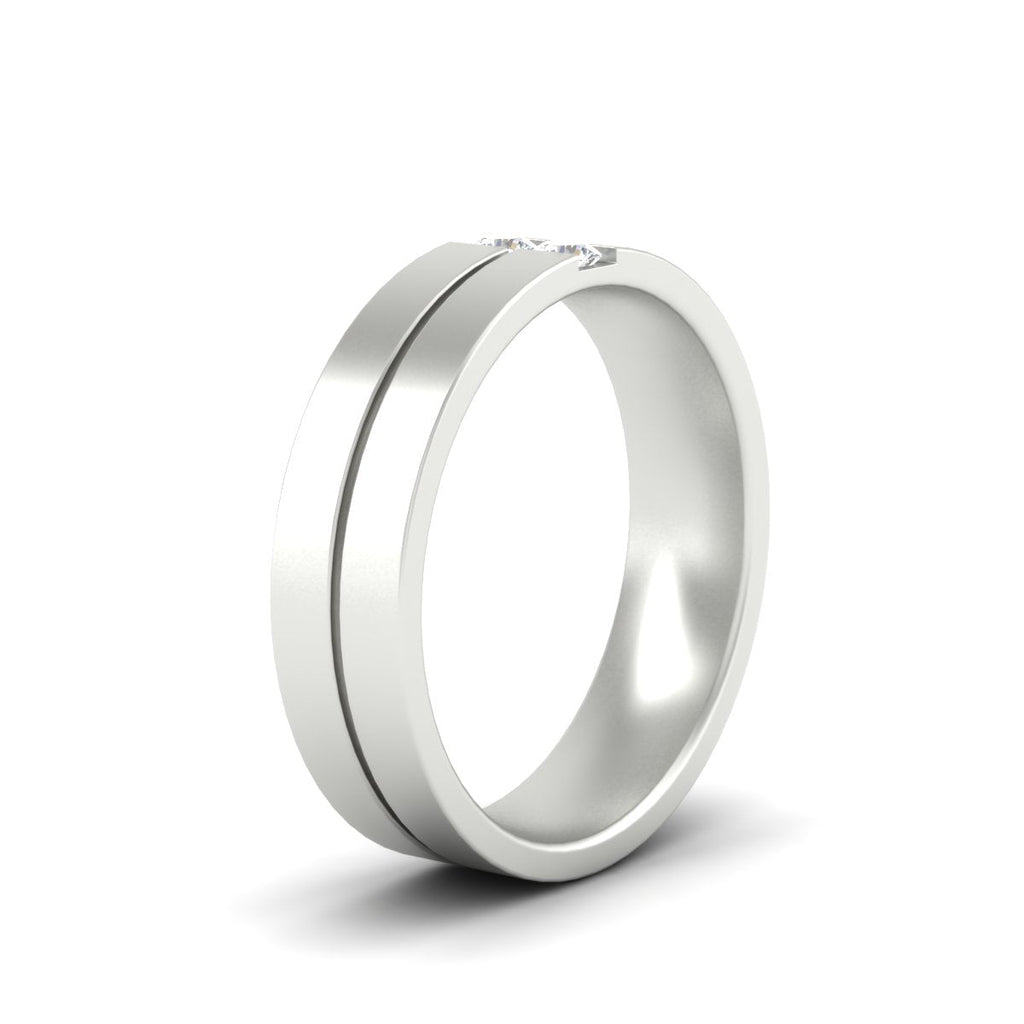 Mens 2 Stone Band