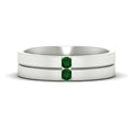Mens 2 Stone Band