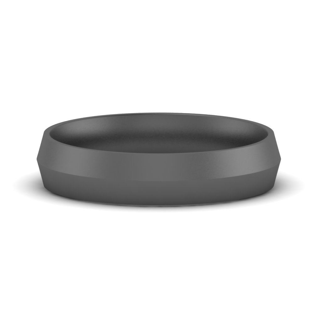 4 mm Comfort Fit Knife Edge Mens Band