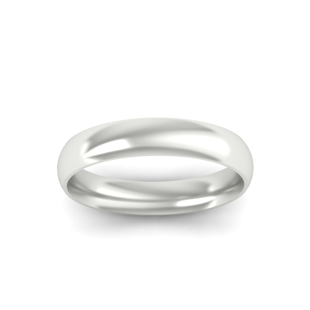 Minimalist 4mm Mens Wedding Band