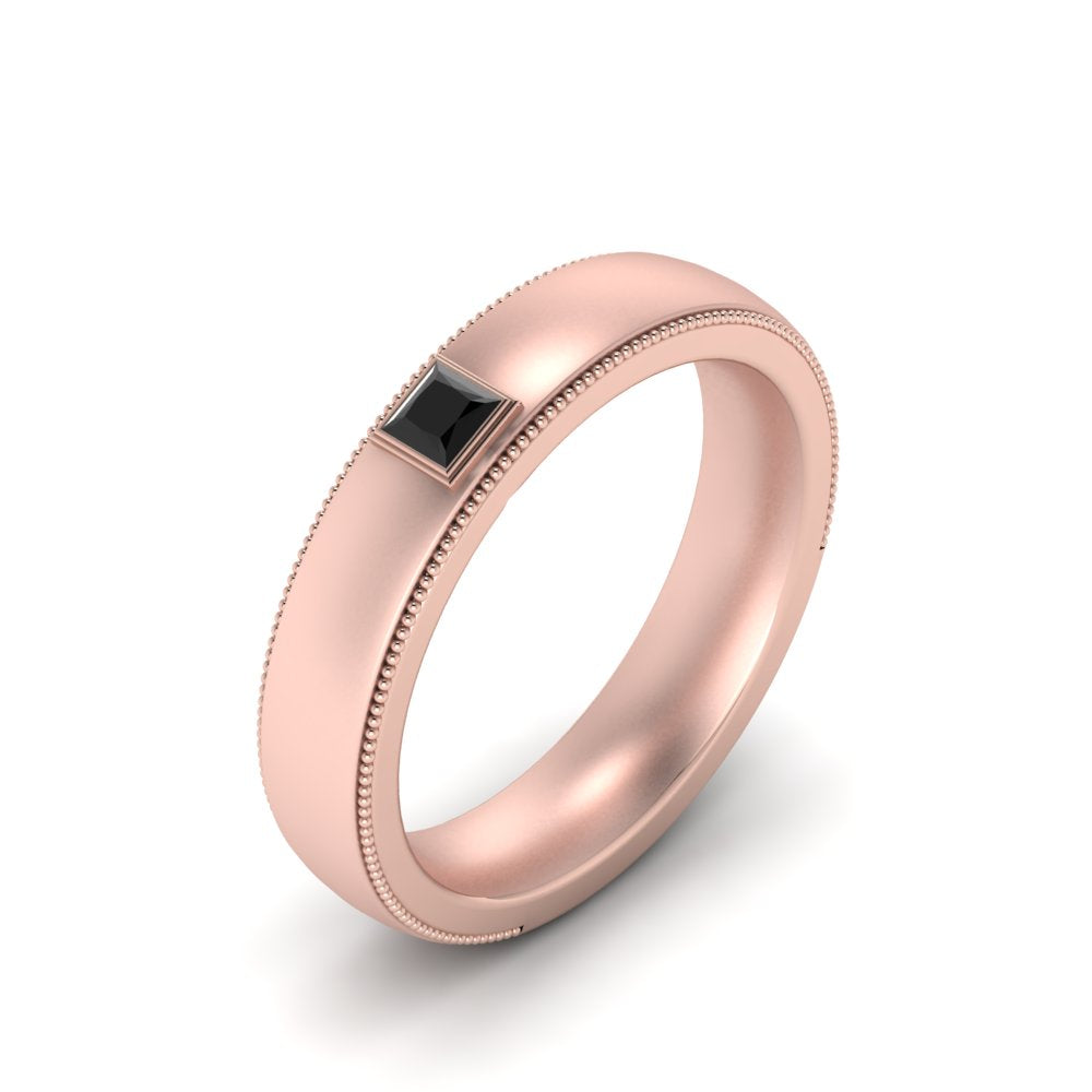 Princess Cut Mens Comfort Fit Promise Ring
