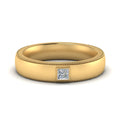 Princess Cut Mens Comfort Fit Promise Ring